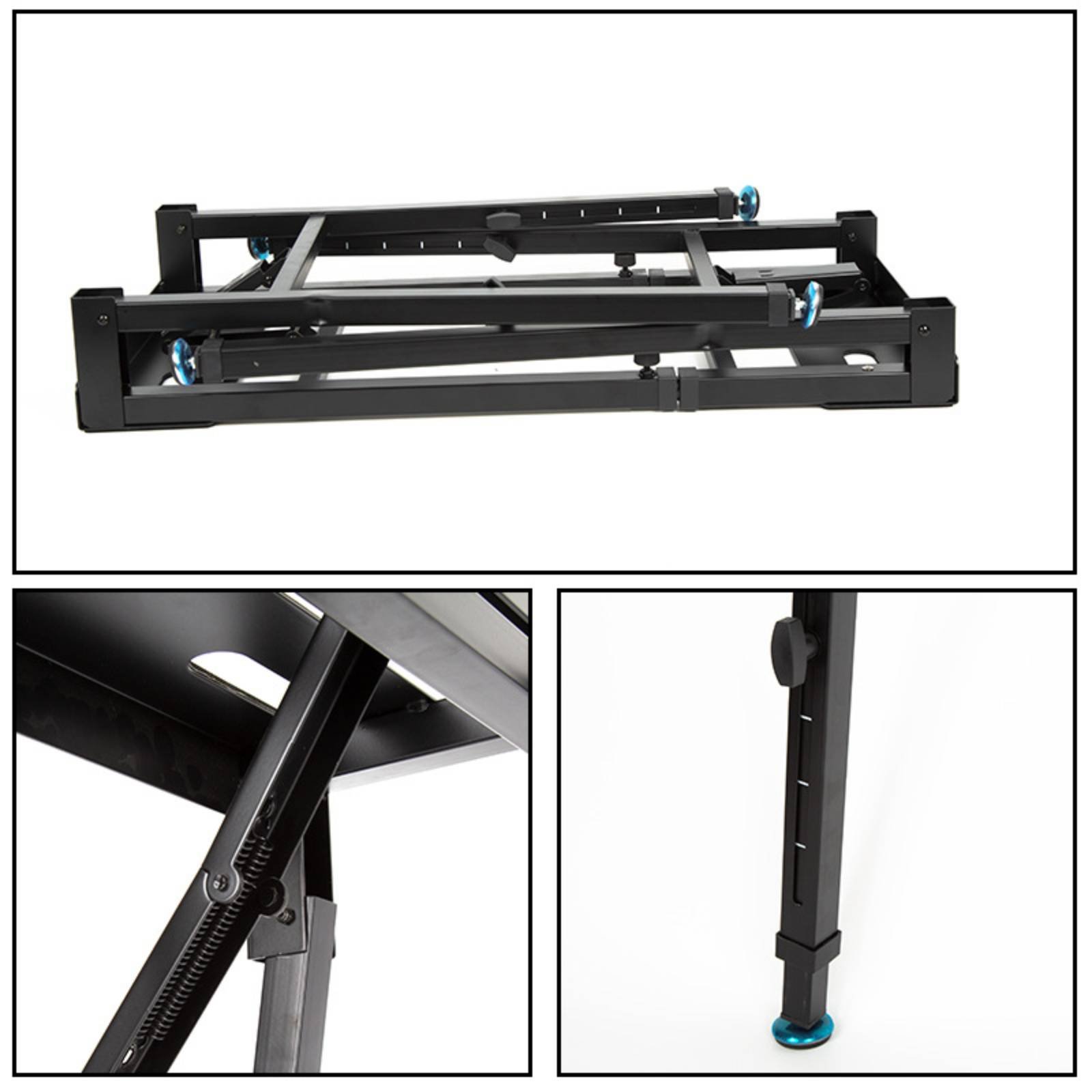Music Stand Folding - Klappbarer Keyboard-Ständer, tragbarer, verstellbarer Keyboard-Ständer, Zubehör