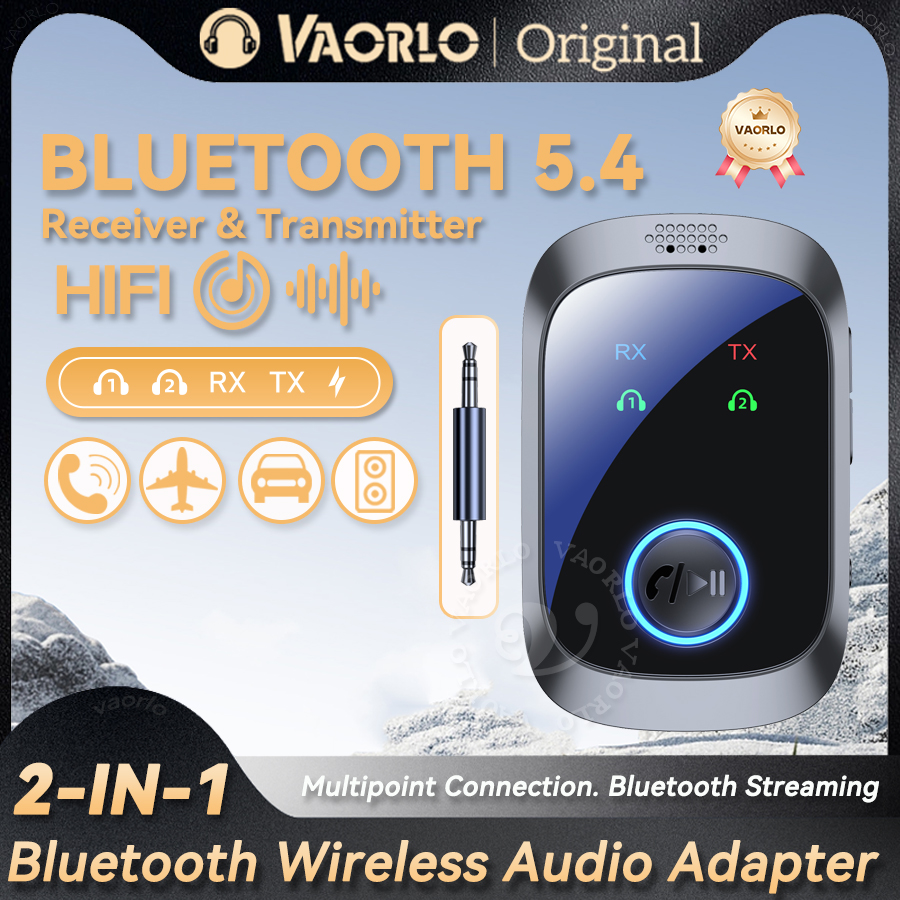 Audio Hd Music - Neu verbesserter 2-in-1 Bluetooth 5.4 Audio-Empfänger/Sender,