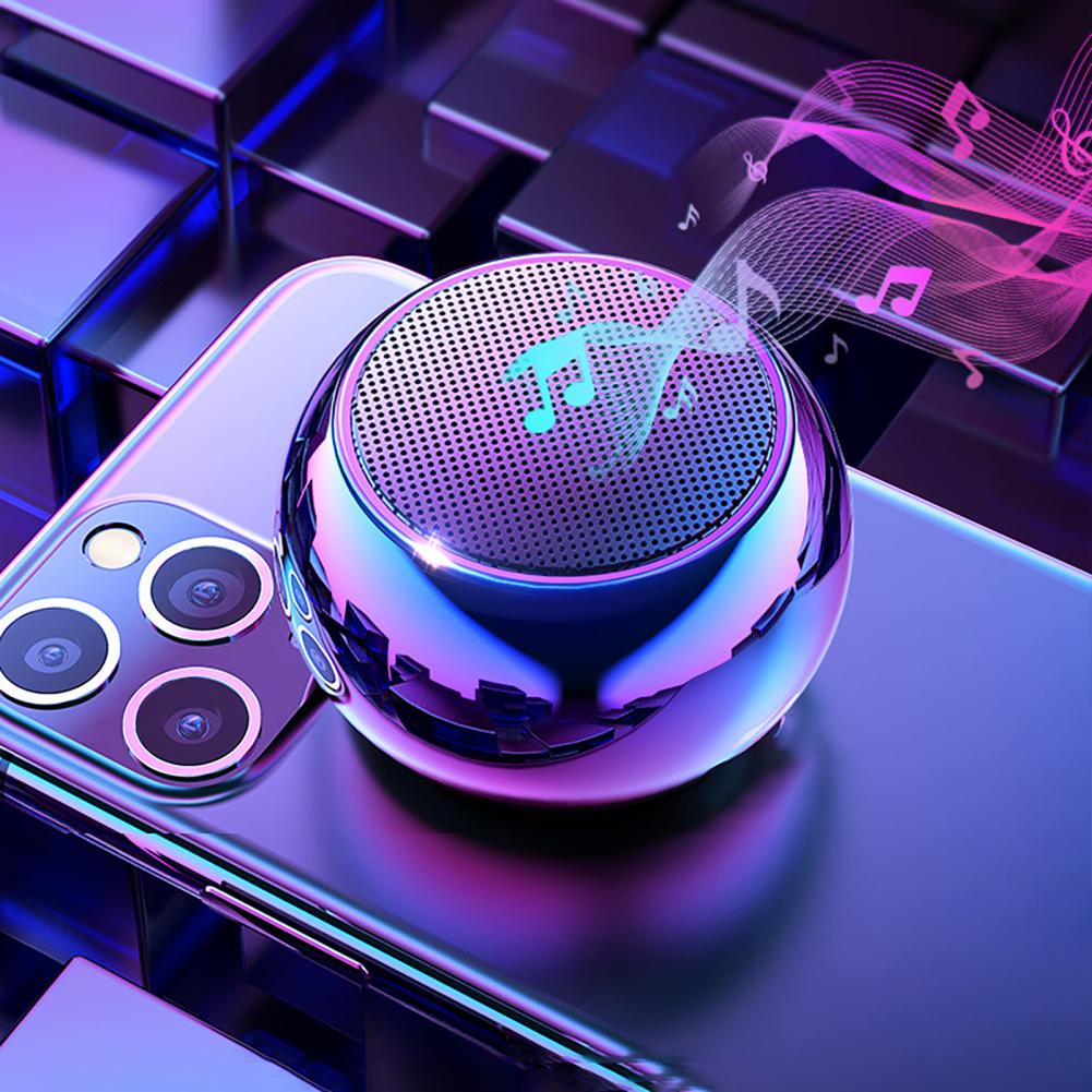 Audio Music Effect - Tastensteuerungslautsprecher, tragbar, Surround-Sound-Effekt, praktisch, Bluetooth-kompatibel, 5