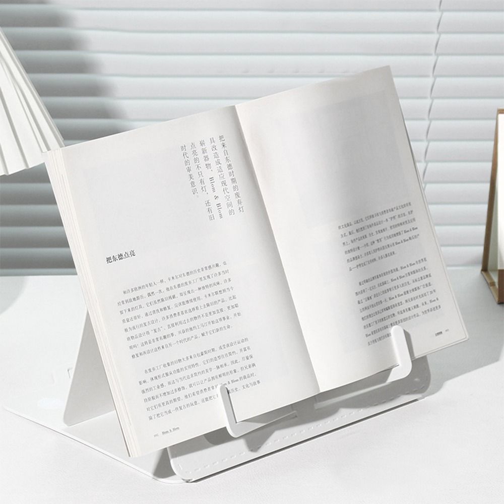 Music Stand Folding - Einfaches tragbares Leseständer, zusammenklappbarer Musikpartitur-Buchständer, Rezept-Schreibtisch,