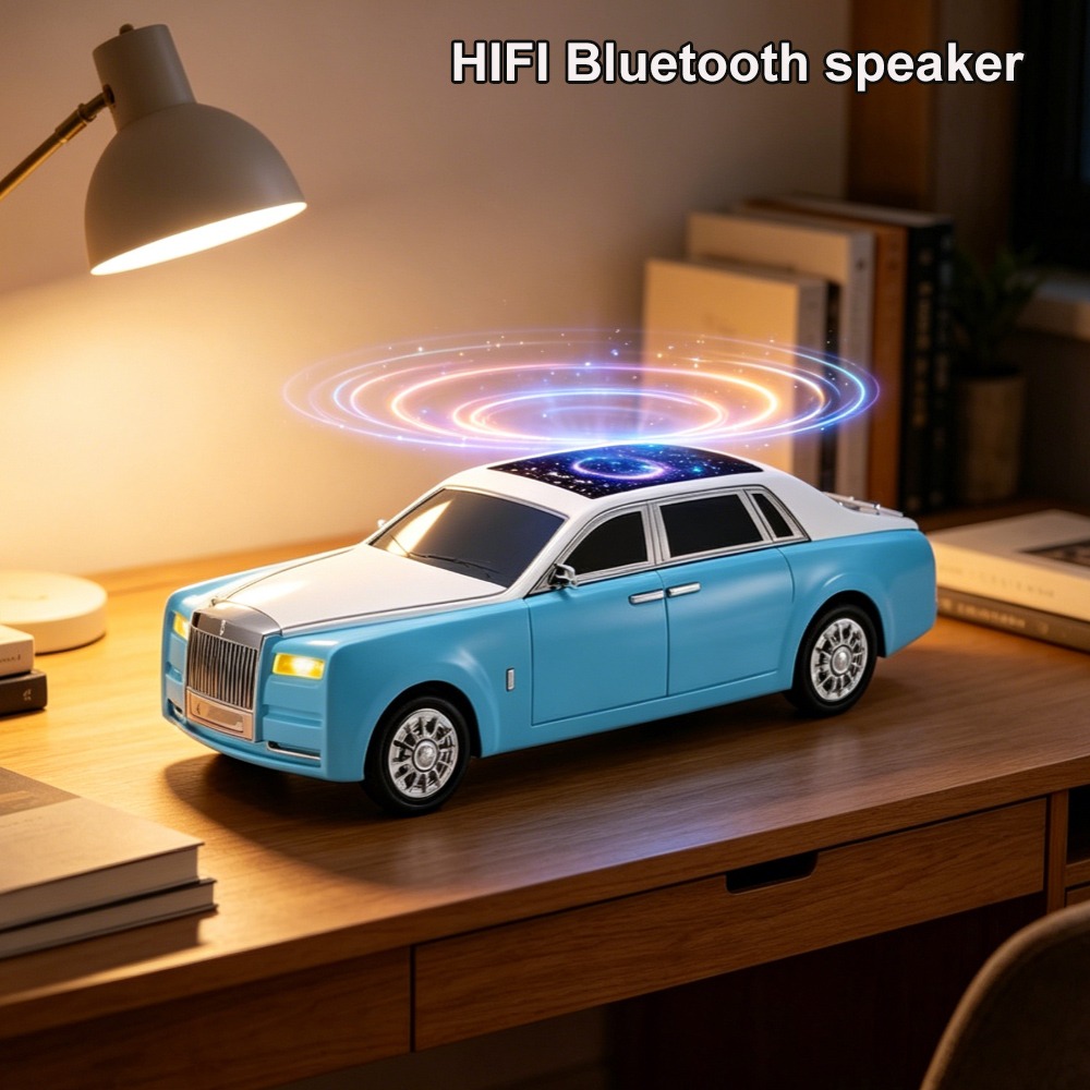 Audio Music Effect - Luxus-Automodell Bluetooth-Lautsprecher WS-610 15W Kabelloser Stereo-Lautsprecher