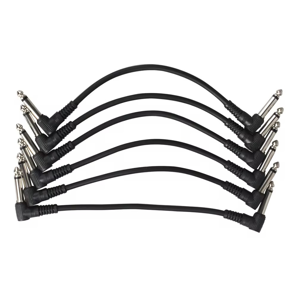 Audio Music Effect - 6Pcs Gitarre Effekt Pedal Kabel 6,35mm