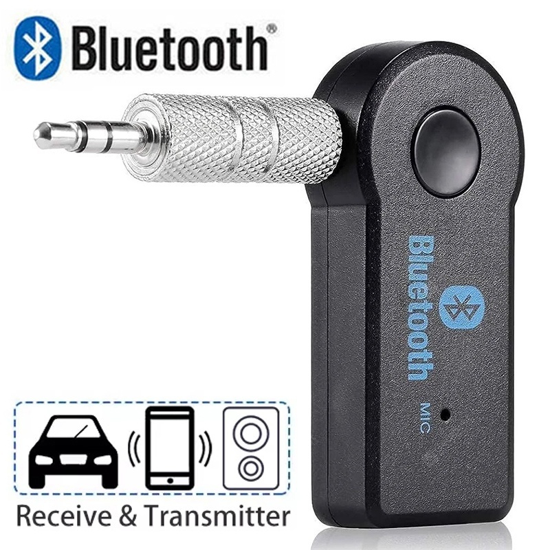 Audio Hd Music - 2-in-1 Kabelloser Audio-Empfänger für Auto-AUX-Lautsprecher Kopfhörer