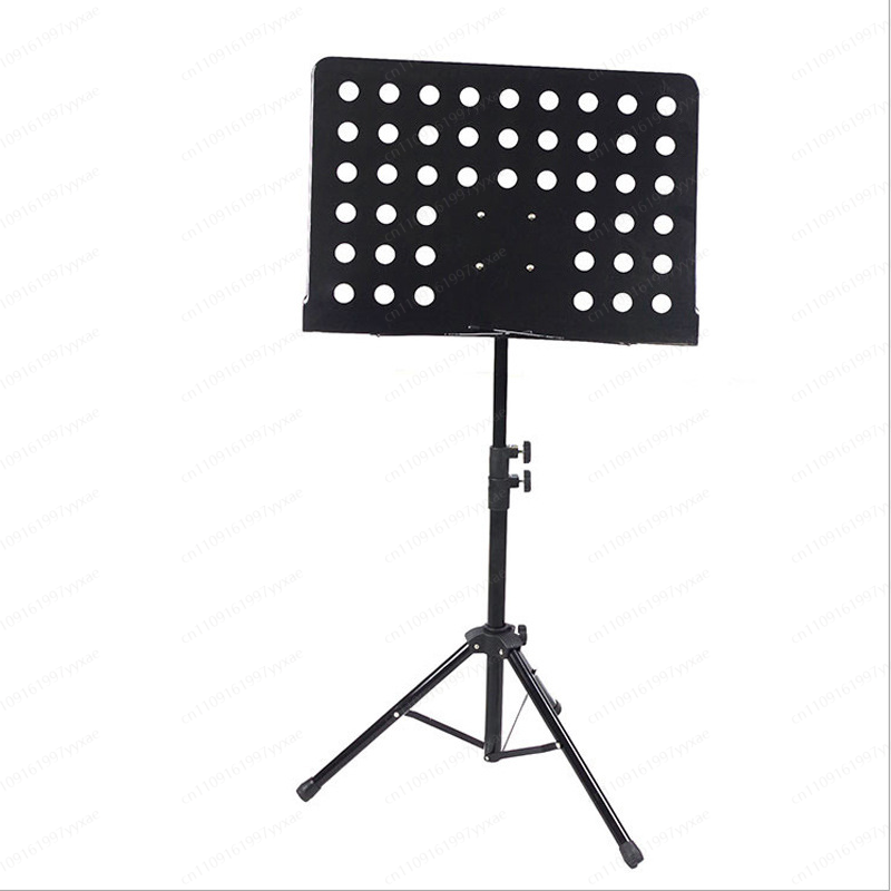 Music Stand Folding - Professioneller großer Notenständer, klappbar, robust, höhenverstellbar,