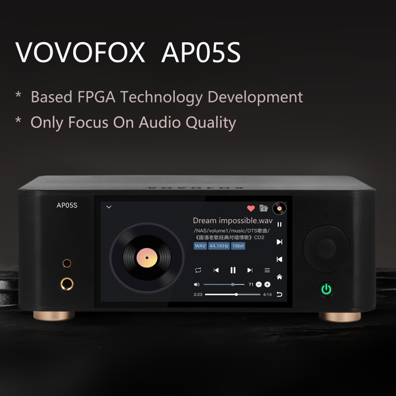 Audio Music To Mp3 - VOVOFOX-HiFi AP05S Verlustfreier Musikplayer mit FPGA-Audiosystem,