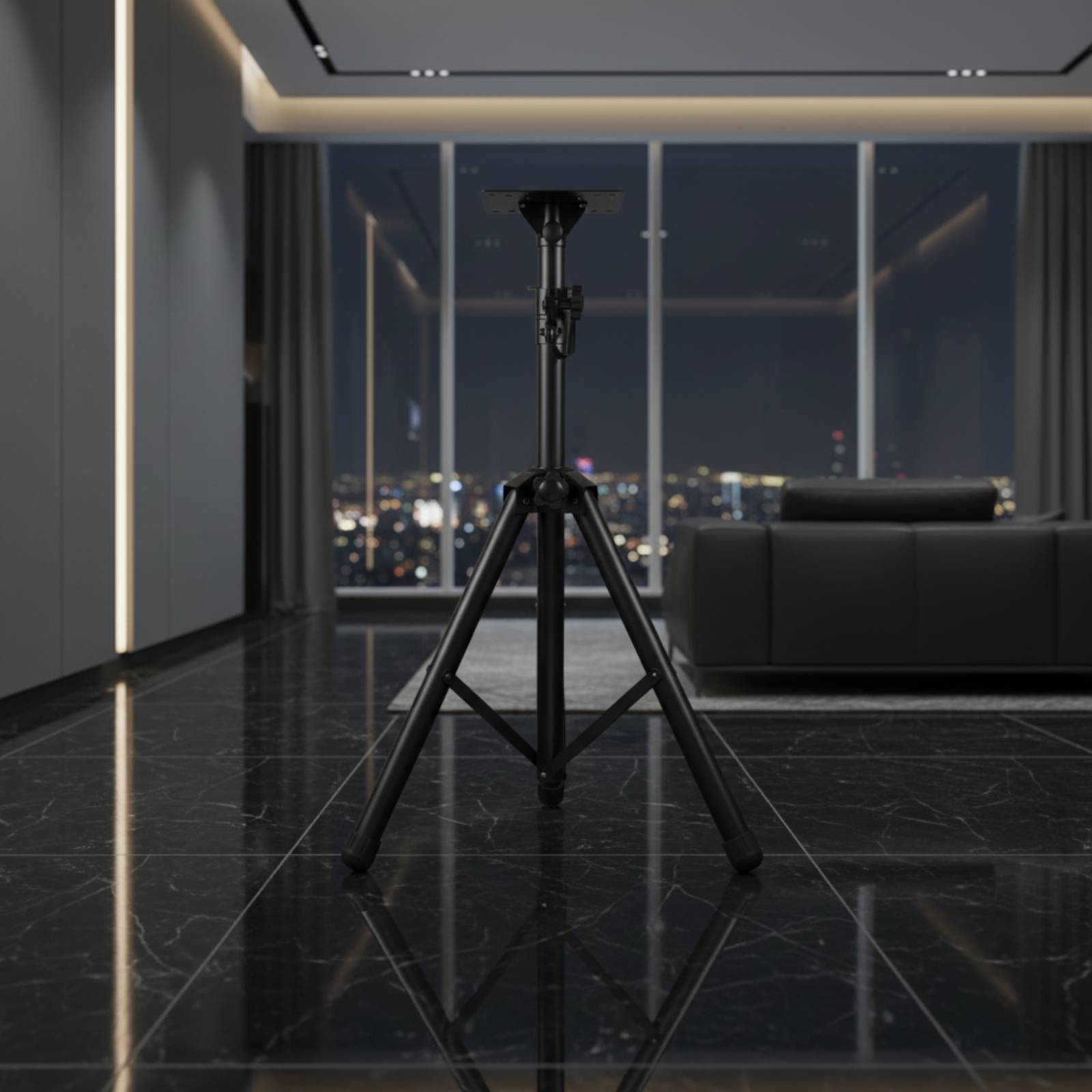 Speaker Stand Tripod - Dreibein-Lautsprecherständer mit Verriegelungsknopf Höhenverstellbarer Lautsprecherständer