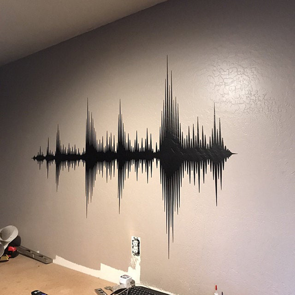 Audio Welle Wand Aufkleber Sou – Audio Music Wallpaper Bewertung und Preis
