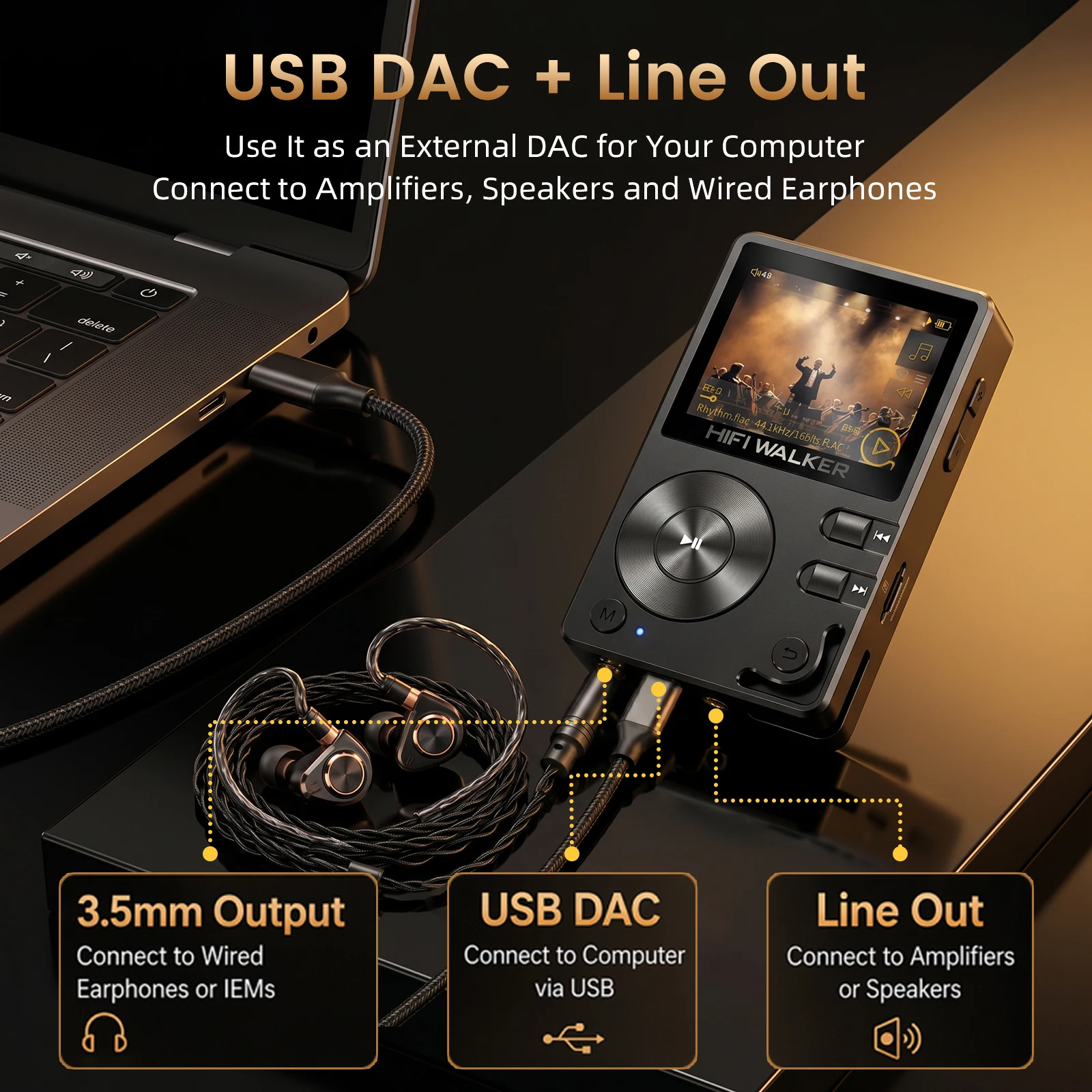 DAP HIFI-Player, Bluetooth 5.2 – Audio Music Offline Bewertung und Preis