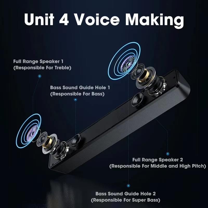 Musik-Soundbar Computer-Lautsp – Audio Music To Mp3 Bewertung und Preis