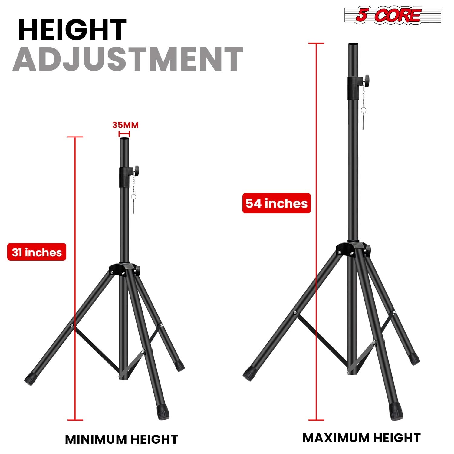 5-Kern-Lautsprecherständer, ve – Speaker Stand Tripod Bewertung und Preis