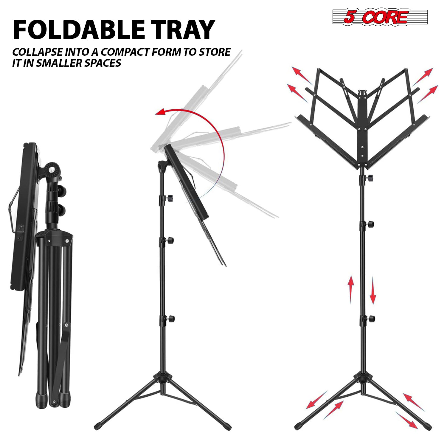 5 Core Notenständer für Notenb – Music Stand Folding Bewertung und Preis
