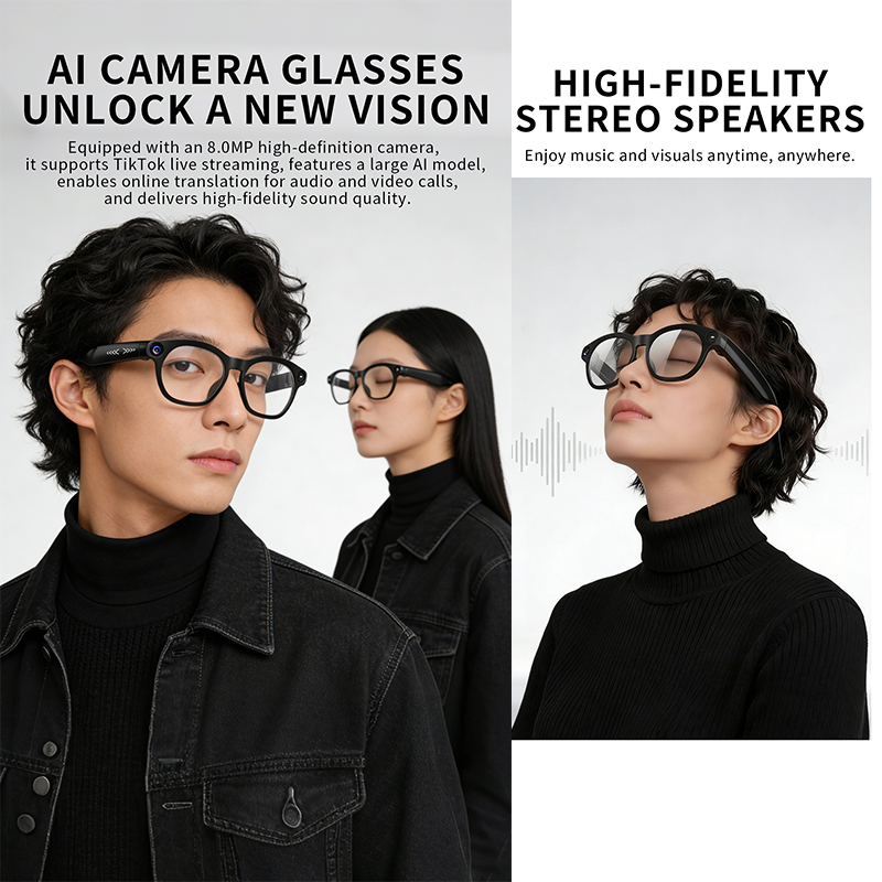 2026 Neue Smart-Brille 800W HD – Audio Hd Music Bewertung und Preis