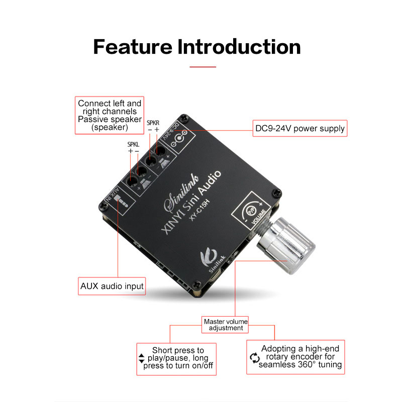 2*20W Bluetooth 5.0 Leistungsv – Audio Music Player App Bewertung und Preis