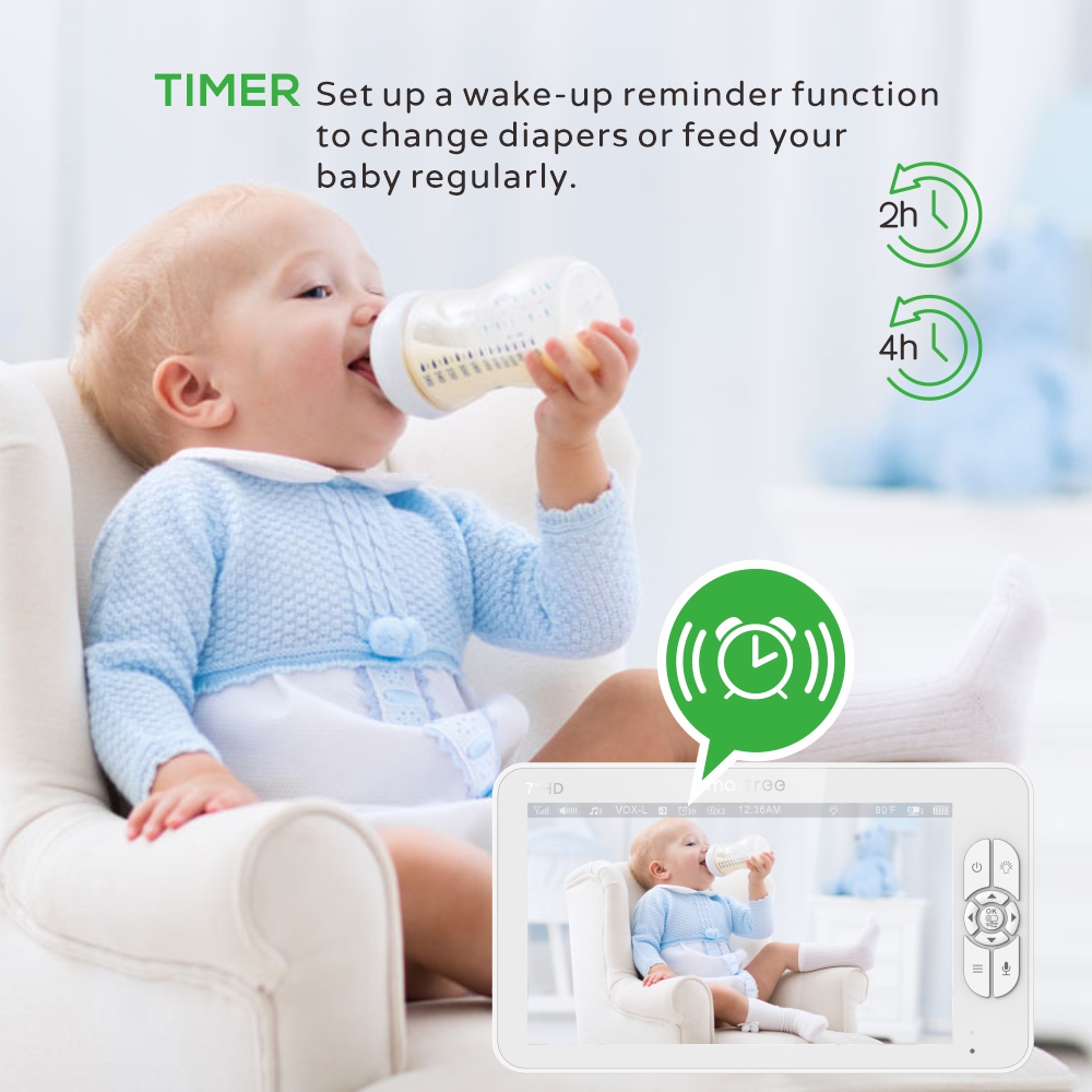 7,0-Zoll-HD-Video-Babyphone mi – Audio Hd Music Bewertung und Preis