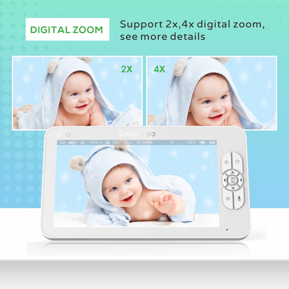 7,0-Zoll-HD-Video-Babyphone mi – Audio Hd Music Bewertung und Preis