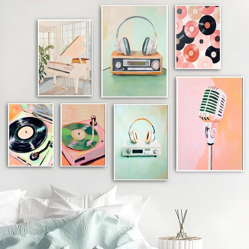 Vintage Audio-Papierposter Han – Audio Music Wallpaper Bewertung und Preis