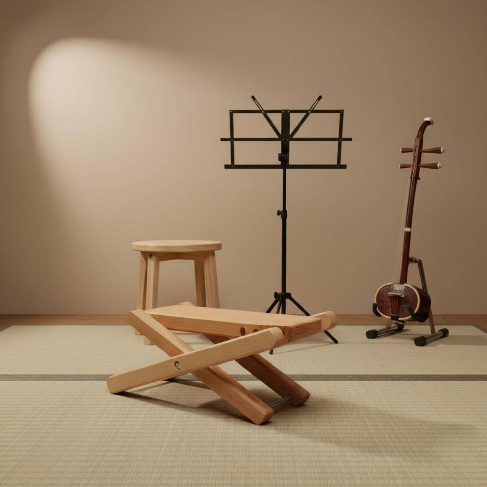 Verstellbare Gitarren-Fußstütz – Music Stand Folding Bewertung und Preis